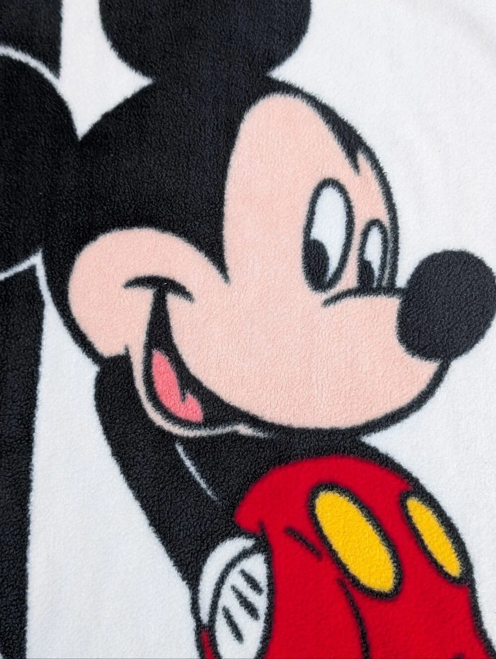 Biederlack Disney Mickey Mouse Blanket Throw Walt Disney Productions Retro VTG